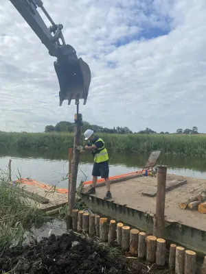 Aquatic weed cutting and waterway management